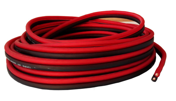 Przejrzysty płaszcz PVC 14AWG elastyczny drut głośnikowy 200 stóp / 60,9 metrów dla głośników domowych i samochodowych