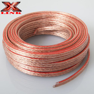 10AWG 10/2 Gauge Car Home Audio Speaker Wire z superczystą elastyczną przezroczystej płaszczem PVC i złożona CCA wewnętrzny przewodnik