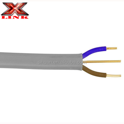 VDE 0281 Węzeł miedziany z włókienami PVC Materiał izolacyjny Twin Earth TPS Wire