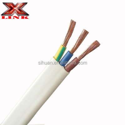 VDE 0281 Węzeł miedziany z włókienami PVC Materiał izolacyjny Twin Earth TPS Wire