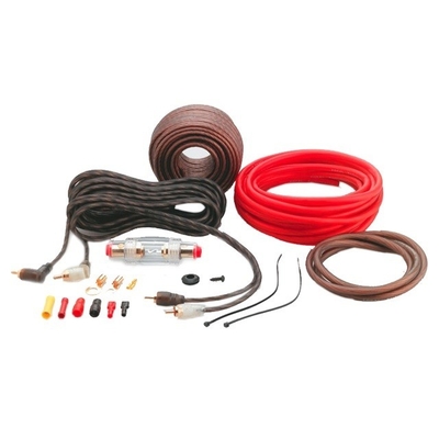 Zestaw instalacji kabli stereo wzmacniacza samochodowego z materiałem izolacyjnym z PVC