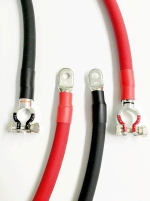 5/16' Lug Terminals 12calowy opakowany miedziany bateria Inverter kabel do samochodu ciężarówki RV Solar