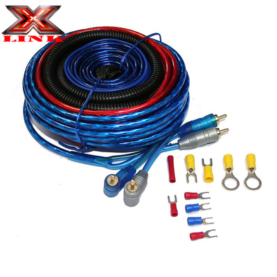10 gauge Auto Audio niskiego napięcia wzmacniacz kablowy zestaw w dowolnym kolorze