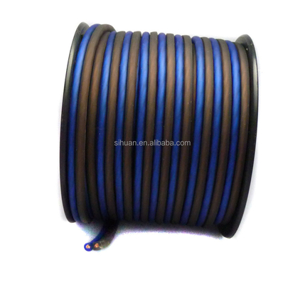 CE Approved 14 Gauge Stranded Wire Speaker Cable z gołym miedzianym przewodnikiem Wszelkie specyfikacje średnicy zewnętrznej