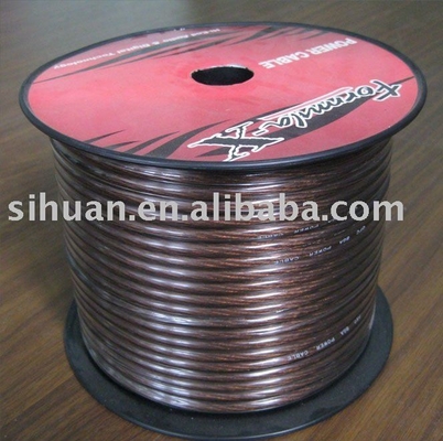 1/0 AWG Gauge Samochodowy kabel zasilania dźwiękowego Aluminiowy przewodnik miedziany do dostarczania energii