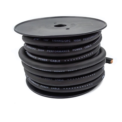 1/0 AWG Oversize Gauge 4/0 GA Auto Audio OFC Kabel zasilający Soft Touch Elastyczna kurtka z PVC
