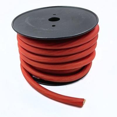 1/0 AWG Oversize Gauge 4/0 GA Auto Audio OFC Kabel zasilający Soft Touch Elastyczna kurtka z PVC