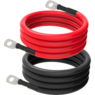 PVC jacket miedziany kabel akumulatora samochodowego 1/0 2 4 6 AWG