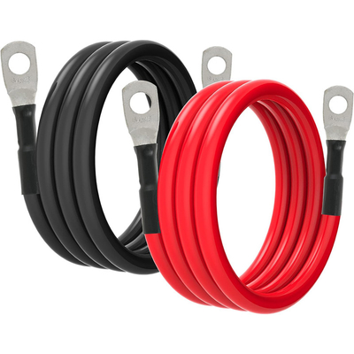 PVC jacket miedziany kabel akumulatora samochodowego 1/0 2 4 6 AWG