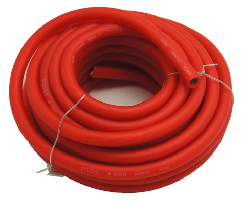 Miękki płaszcz z PVC Audio samochodowe 2/0 Gauge/awg Amp Kabel podgruntowy 50mm 35mm 20mm 16mm