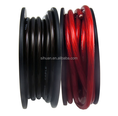 CCA Konduktor Samochód Audio Ground Wire Przejrzysty PVC Jacket Top Flex 4 AWG Gauge