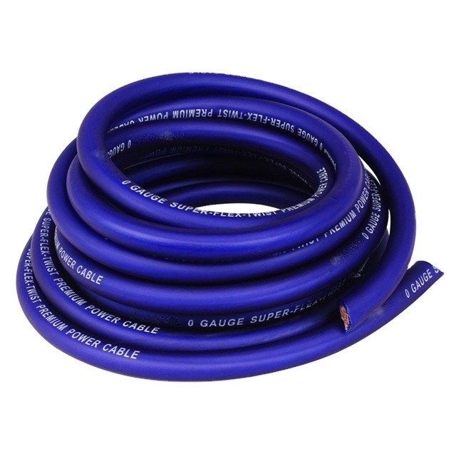 SAEJ 1128 Stinger True Gauge 1/0 AWG Skręcony przewód zasilający audio samochodowe OFC dla wydajności
