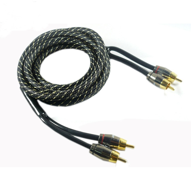 1 ft srebrny kabel miedziany OFC podwójnie osłonięty kabel dźwiękowy samochodowy połączony z kurtką PVC