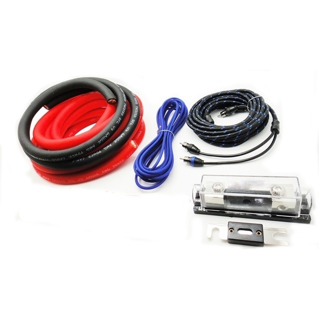 OFC COPPER OR CCA 2500W 2000W 1500W Zestaw okablowania wzmacniacza samochodowego do kabla audio samochodowego