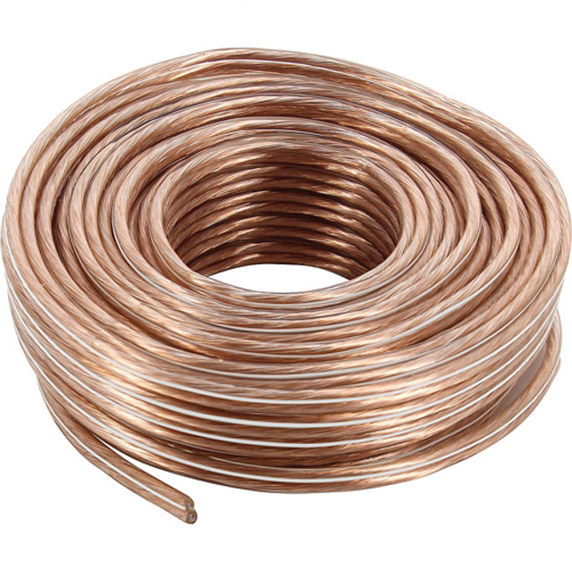 14 12 16AWG OFC Bare Copper High End Home Theater Audio Speaker Kabel z miękką kurtką PVC