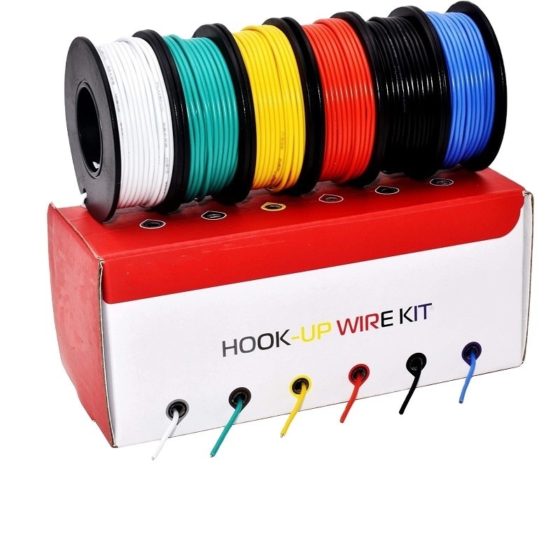 22AWG 1015 Włókno łączące z miedzią 600V Włókno strunkowe EN5075-2014 UL 1007/1015 Standard