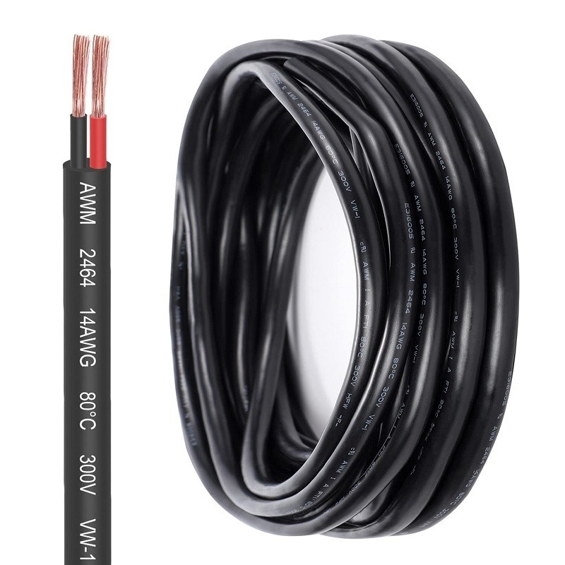 14 Gauge 2/3 Stranded Copper Conductor PVC Cord dla oświetlenia LED i samochodów