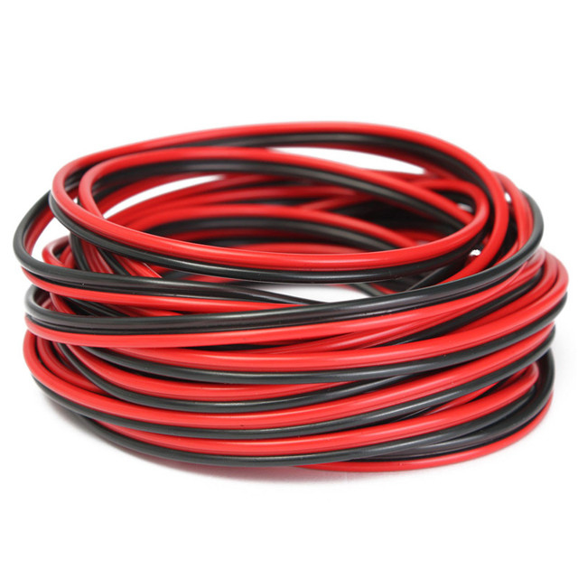 Profesjonalny stopień 16 gauge CCA OFC Speaker Wire z PVC Jacket w czerwonym i czarnym