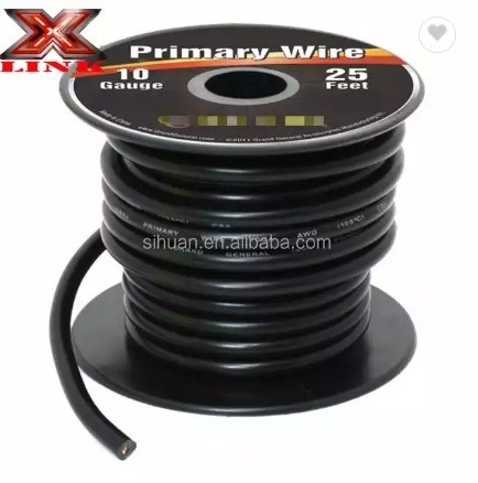 Przemysłowy 14 gauge 6 Color Combo Automotive Low Voltage Primary Wire dla ogólnego użytku