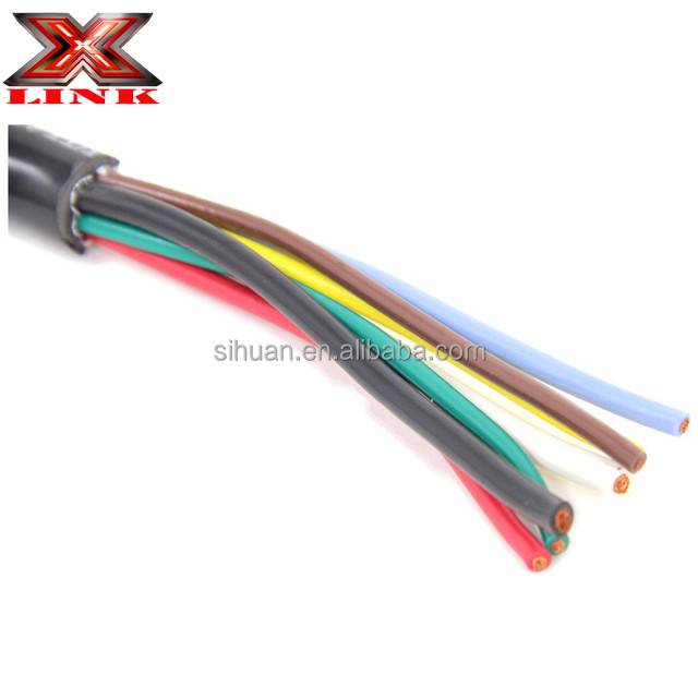 14 gauge Węzły elastyczne pvc kablów niskiego napięcia Led Kabel 10 12 14 16 18 gauge