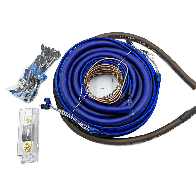 Słownik CCA/OFC Drut miedziany 4/8 gauge Car Amp Wiring Kit dla ulepszonej transmisji sygnału