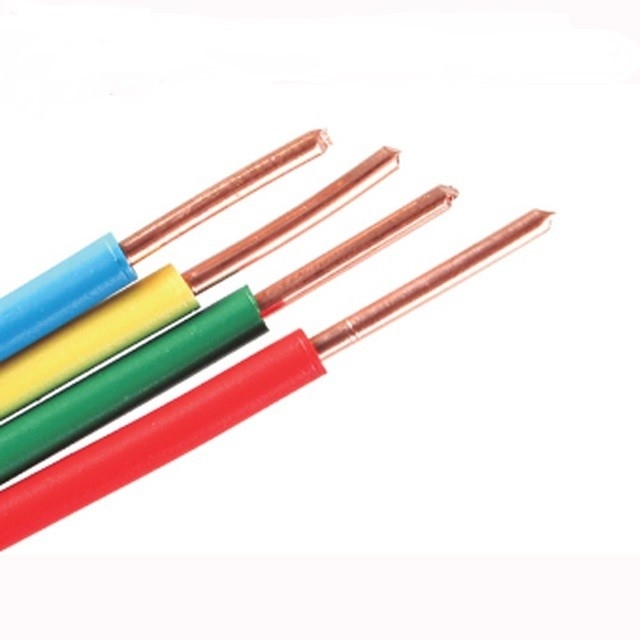 BV RVV Miedziany przewód elektryczny z typem przewodnika na prętach i płaszczem z PVC