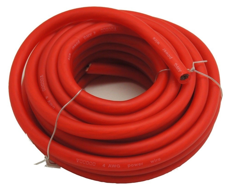 0 Gague Wire Car Audio Battery Cable z głośnikiem w dowolnym kolorze