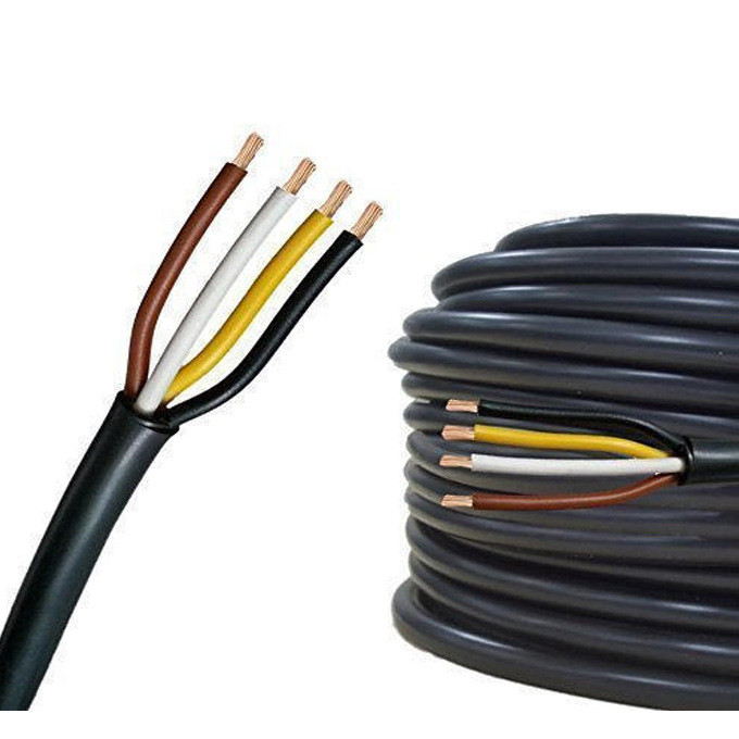 RVV Flexible PVC Jacket Flat Wire Electrical Cable dla łatwej instalacji i konserwacji w zastosowaniach przemysłowych