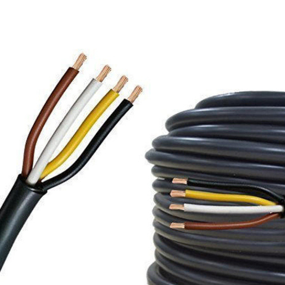 2-60 Liczba rdzenia Wylotowany kabel drutu elektrycznego z materiałem izolacyjnym PVC